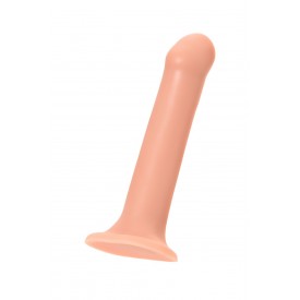 Телесный фаллос на присоске Silicone Bendable Dildo L - 19 см.